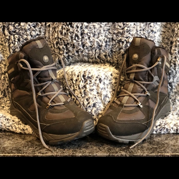 Merrell Shoes - Merrell Snow Queen Waterproof Black Boots